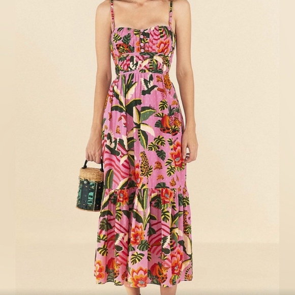 Farm Rio Leopard Dress - Picture 3 of 3